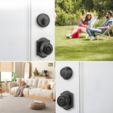 Keyed Entry Front Door Knob Set with Deadbolt