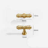 Gold Antique Brass Cabinet Pulls