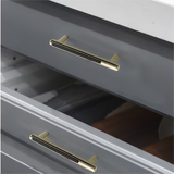 Modern Two-Tone Cabinet Handles Wardrobe Pulls