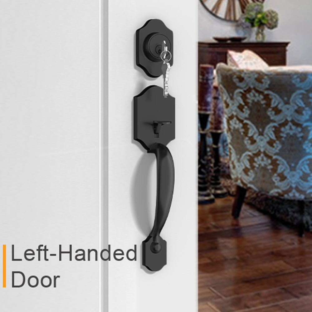 Zinc Alloy Entry Door Lock Front Door Handlesets