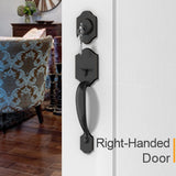 Zinc Alloy Entry Door Lock Front Door Handlesets