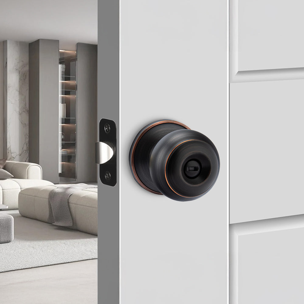 Bedroom Interior Keyless Privacy Door Knob