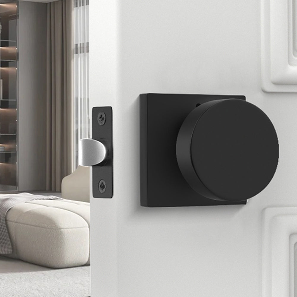 Zinc Alloy Square Passage Interior Door Knobs for Bedroom
