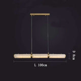 Alabaster Cylindrical Chandelier - View 5