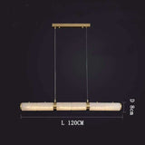 Alabaster Cylindrical Chandelier - View 6