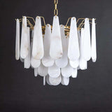 Alabaster Feathery Chandelier | Minimalist Chandelier Styles - View 6
