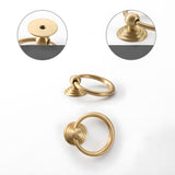 Antique Art Deco Brass Cabinet Knobs and Pulls