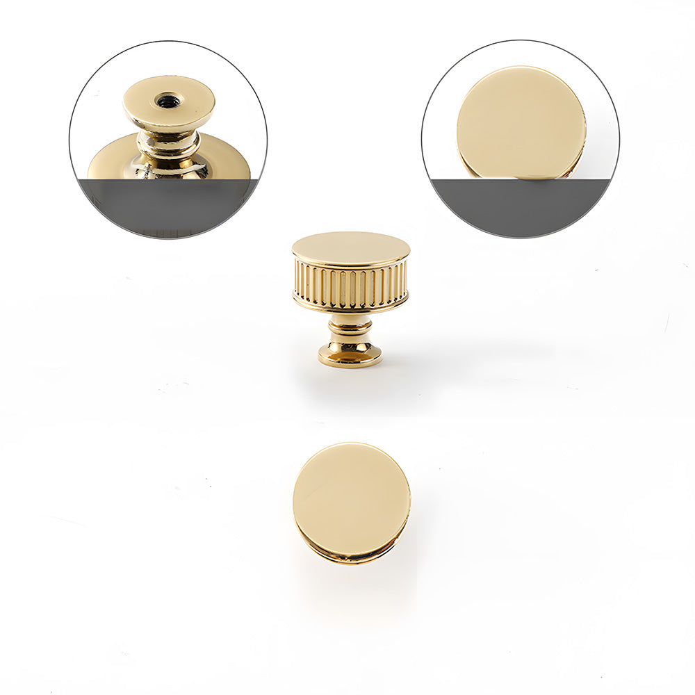 Antique Art Deco Brass Cabinet Knobs and Pulls
