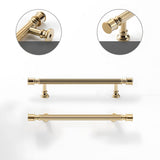 Antique Art Deco Brass Cabinet Knobs and Pulls
