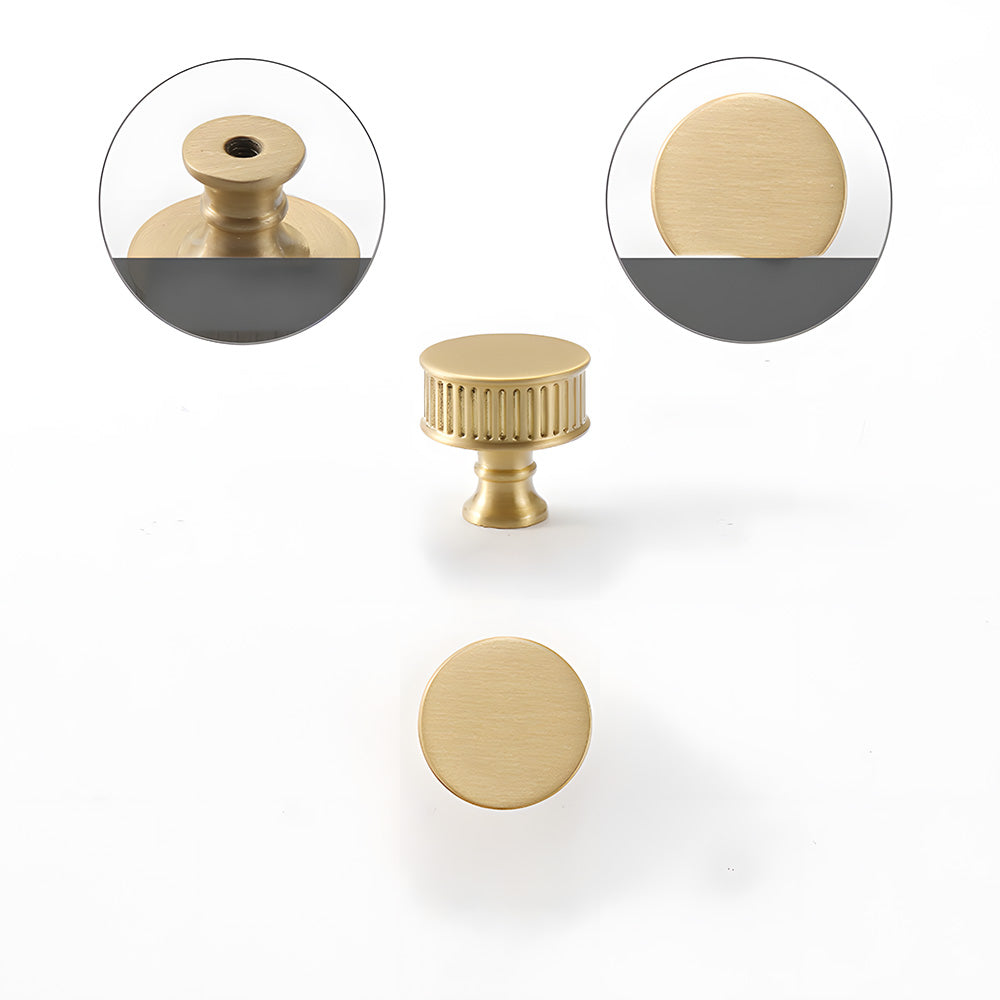 Antique Art Deco Brass Cabinet Knobs and Pulls