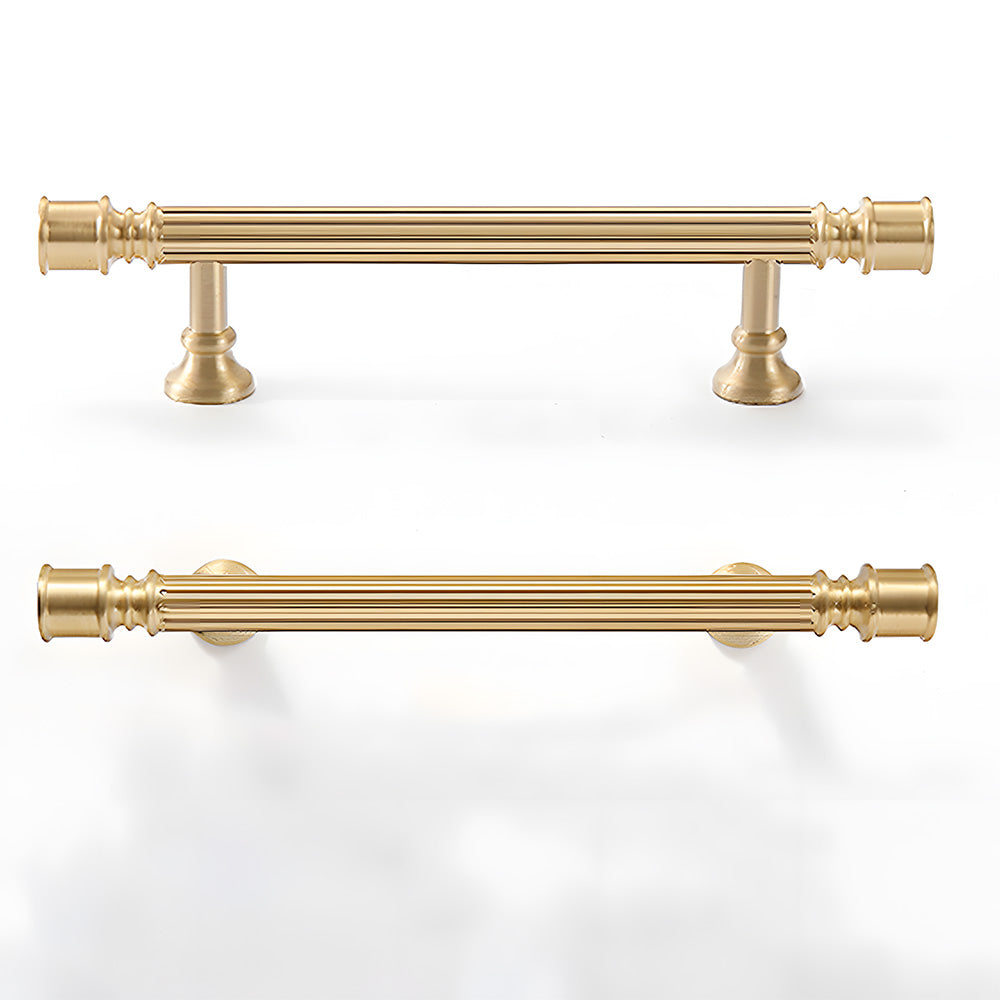 Antique Art Deco Brass Cabinet Knobs and Pulls