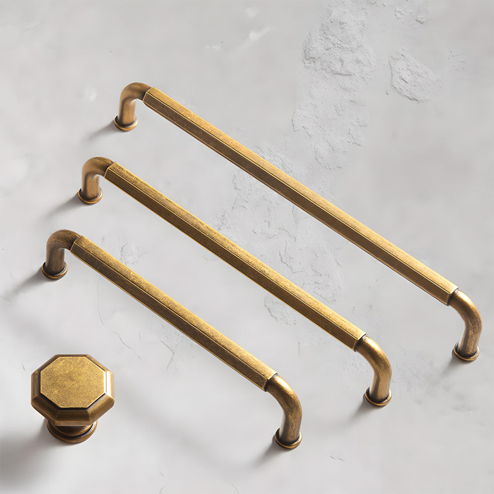 Antique Bronze Solid Brass Cabinet Pulls and Knobs