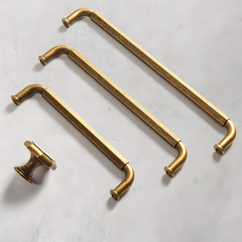 Antique Bronze Solid Brass Cabinet Pulls and Knobs