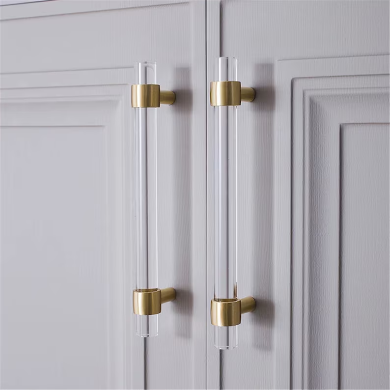 Clear Acrylic Crystal Drawer Knob Dresser Handles