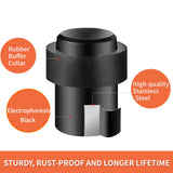 Stainless Steel Modern Decorative Rubber Bumper Door Holder Solid Heavy Duty Cylinder Doorstop