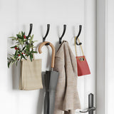 Wall Mount Heavy Duty Coat and Backpack Hooks