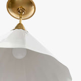 Brigadier Flush Mount — Bold Matte Ceiling Light with Warm Commanding Glow