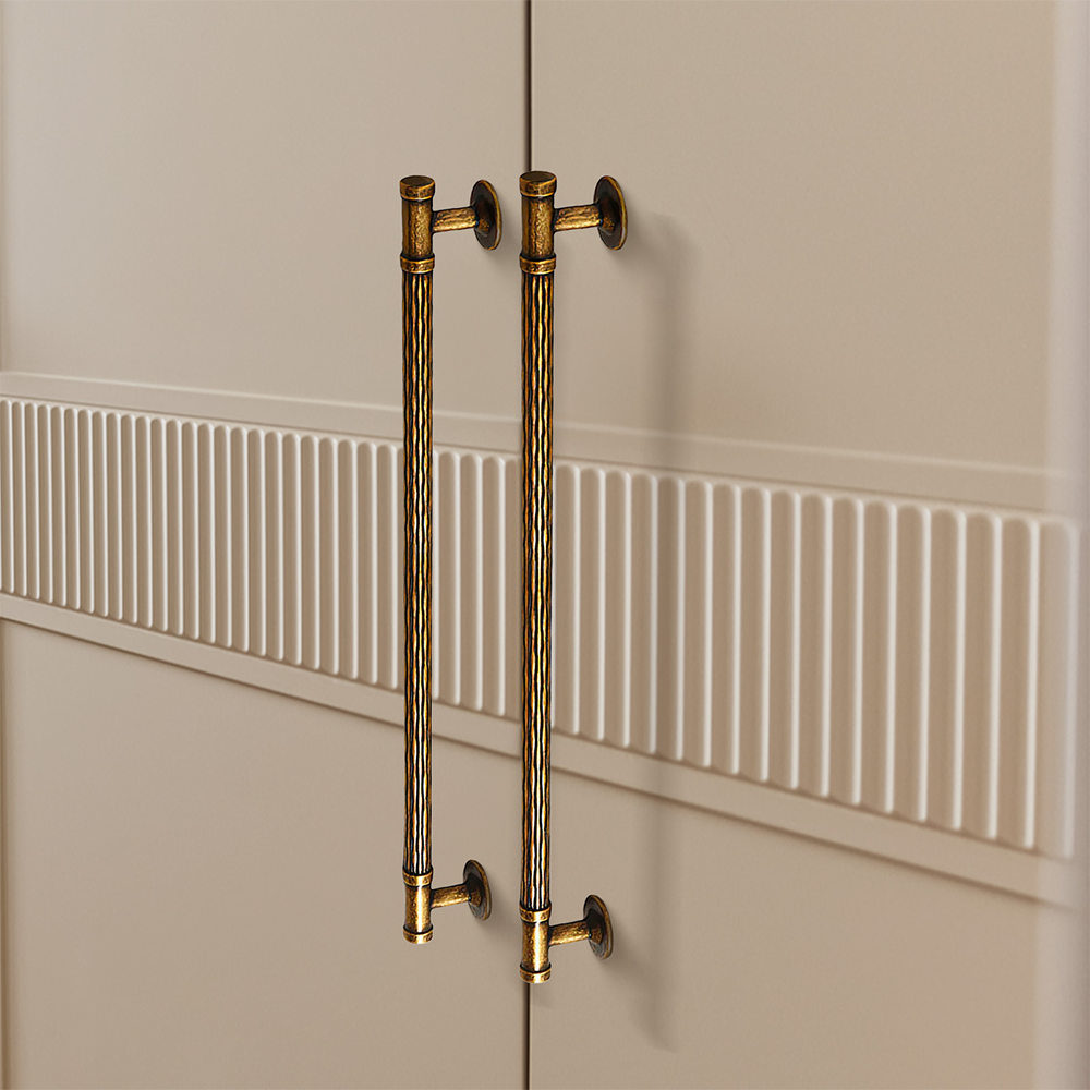 Fashionable Textured Zinc Alloy Cabinet Handles