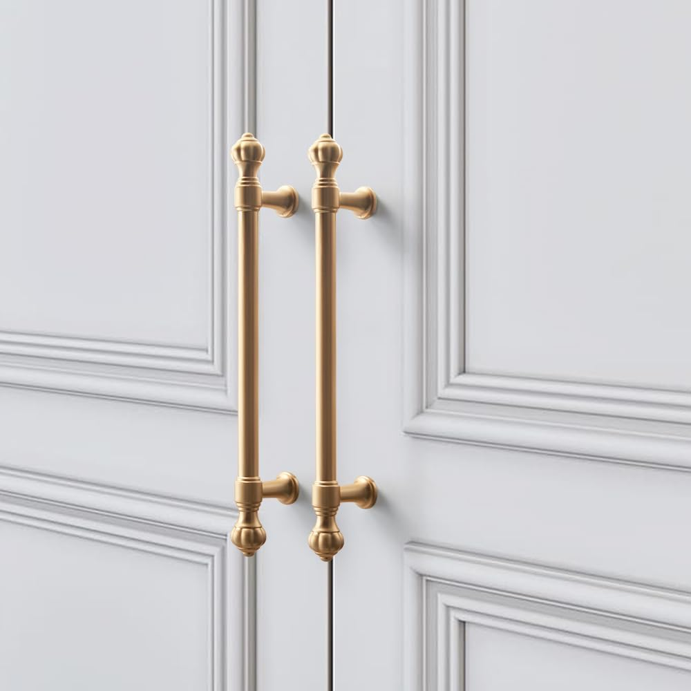 Gold Stylish Pumpkin Head Wardrobe Cabinet Pulls