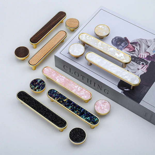Luxury Natural Shell Cabinet Handles