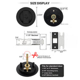 Classic Round Pocket Door Lock