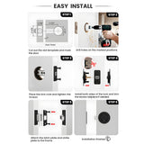 Classic Round Pocket Door Lock
