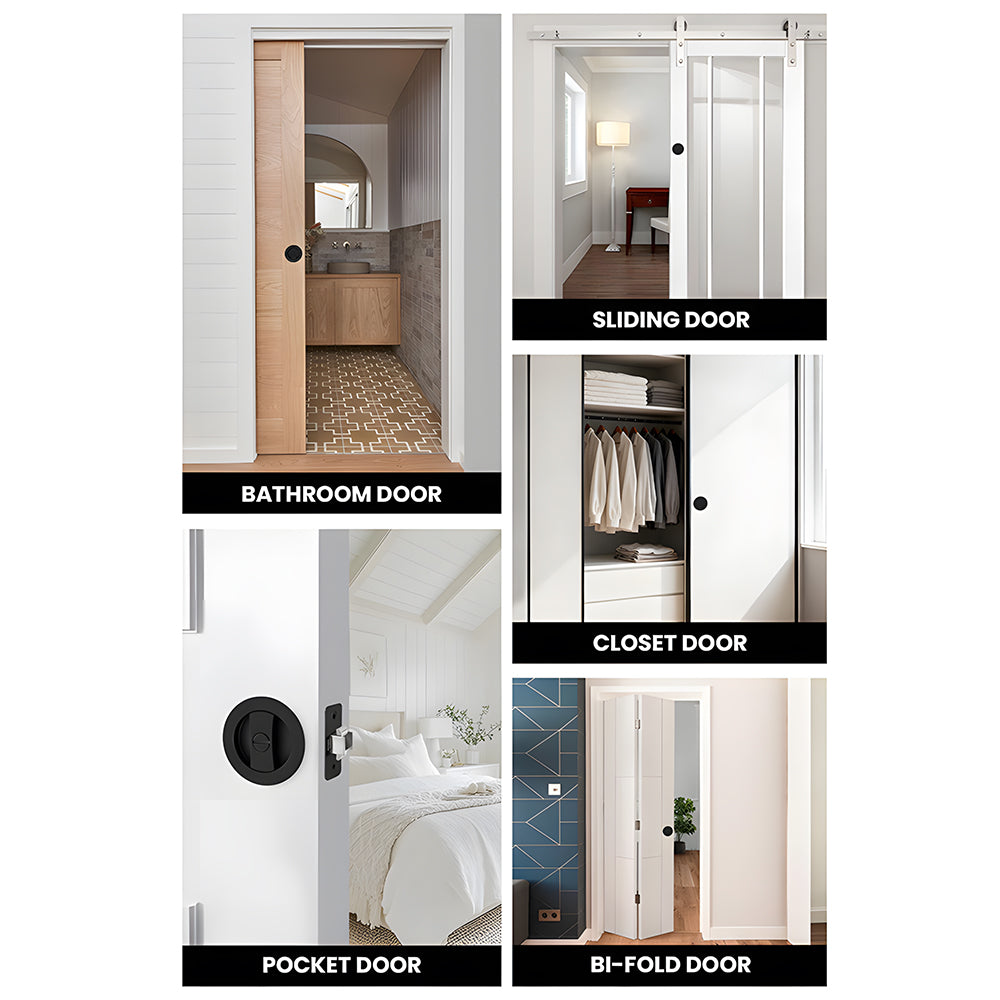 Classic Round Pocket Door Lock