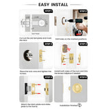 Classic Round Pocket Door Lock