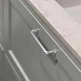 Luxury Silver Nickel Brushed Wardrobe Door Cabinet Handles