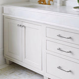 Luxury Silver Nickel Brushed Wardrobe Door Cabinet Handles