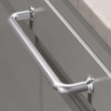 Luxury Silver Nickel Brushed Wardrobe Door Cabinet Handles
