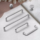 Luxury Silver Nickel Brushed Wardrobe Door Cabinet Handles