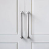 Luxury Silver Nickel Brushed Wardrobe Door Cabinet Handles