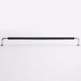 French Cowhide Brass Leather Cabinet Door Handle