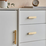 Brushed Brass Modern Gold Kitchen Door Pulls