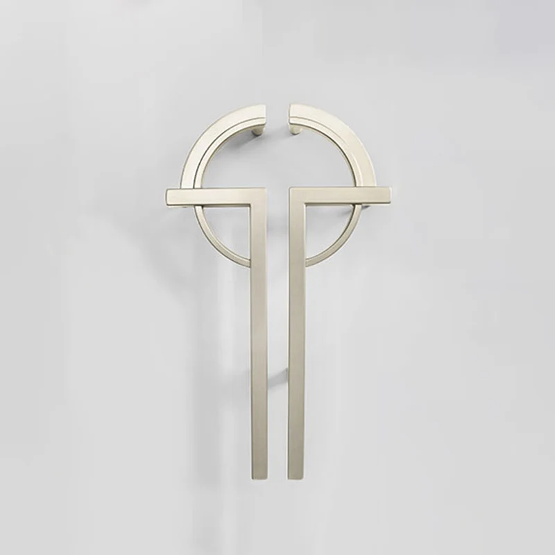 Modern Creative Gold Paired Cabinet Door Handles for Kitchen