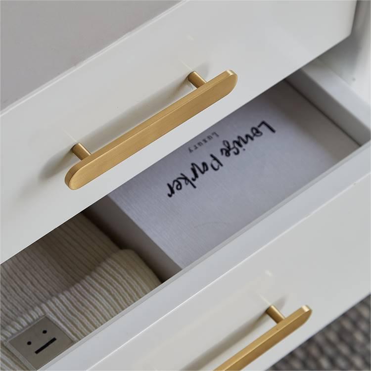 Brushed Brass Modern Gold Kitchen Door Pulls