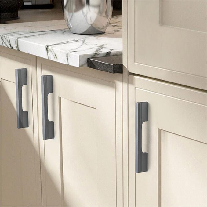 Aluminum Alloy Extended Cabinet Handles Drawer Knobs for Kitchen