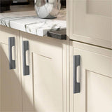 Aluminum Alloy Extended Cabinet Handles Drawer Knobs for Kitchen