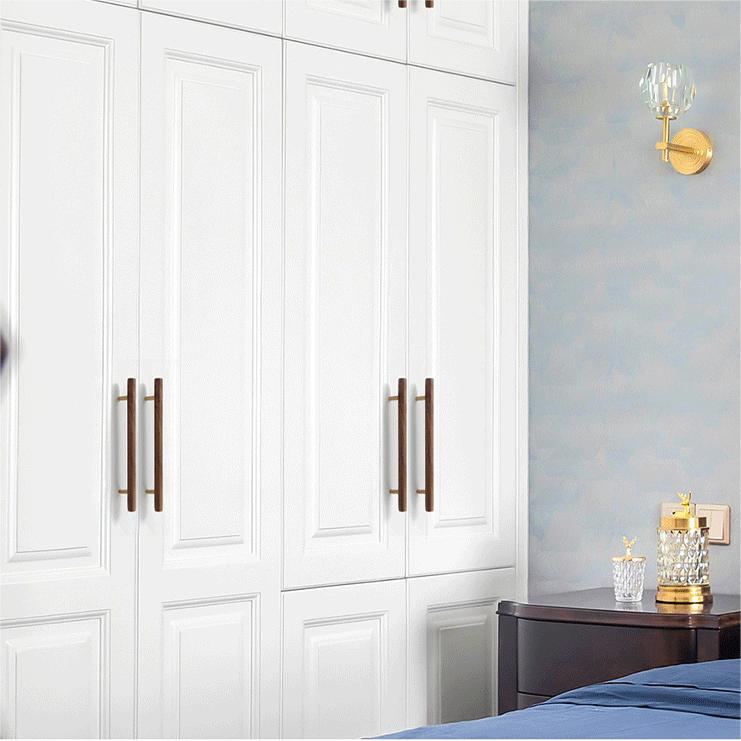 Universal Wooden Door Handles for Drawers Cupboards Kitchen Cabinets