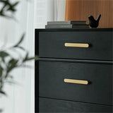 Brushed Brass Modern Gold Kitchen Door Pulls