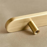 Brushed Brass Modern Gold Kitchen Door Pulls