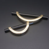 Black & Gold Luxury Modern Minimalist Cabinet Handles