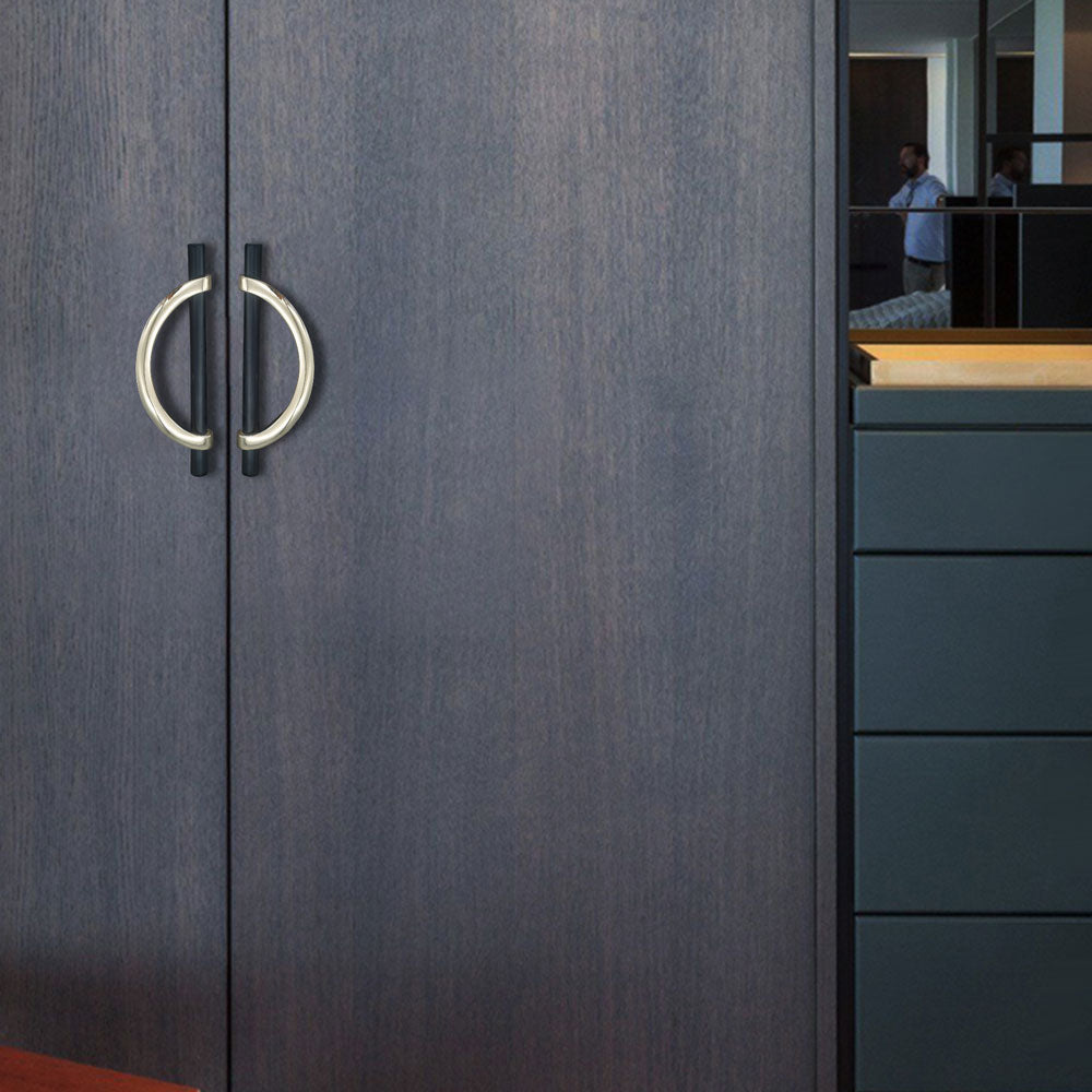 Black & Gold Luxury Modern Minimalist Cabinet Handles