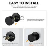 Interior Bulk Door Knob for Bedroom or Bathroom