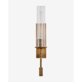 Elton Sconce — Mid-Century Brushed Brass Wall Light