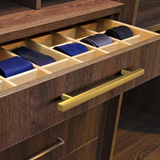 Square Brushed Gold Cabinet Pulls  For Kitchen