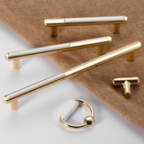 Modern Two-Tone Cabinet Handles Wardrobe Pulls