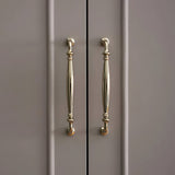 French Style Polished Solid Brass Cabinet Pulls
