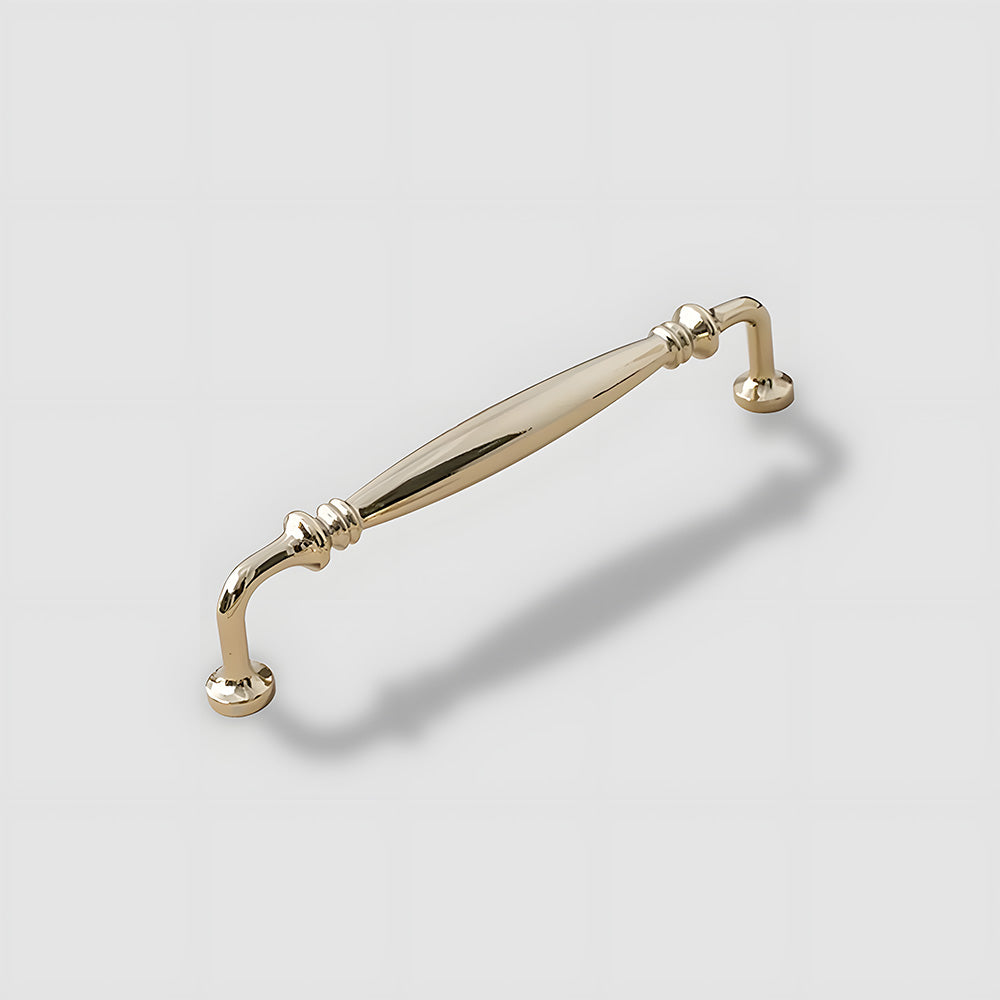 French Style Polished Solid Brass Cabinet Pulls